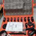 Orion Motor Tech Wheel Bearing Press Kit for Front Wheel Drive Bearing Removal & Installation, 24pc Wheel Bearing Puller Tool Set with Sliding Screws Universal Bushings Sleeves Storage Case