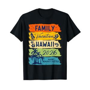 Family Vacation Hawaii 2026 Matching Group Vacation T-Shirt S