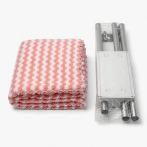 Telescoping Handle Mop with 10pcs Washable Pads , 360 Rotating Floor Cleaner - Adjustable Length, Auto Grip