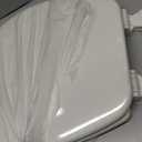 CHURCH Toilet Seat, Easy Clean Hinges Release for Deep Cleans, Durable Enameled Wood Seat, Round, Biscuit