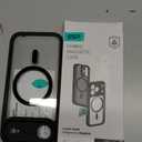 ESR for iPhone Air Case, Camera Control, Compatible with MagSafe, Shockproof Military-Grade Protection, Magnetic Phone Case for iPhone 17 Air Case, Clear Black