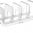 Acrylic Transparent Kids Shoe Rack for Closet Storage,Baby Shoe Organizer,4 Sections Toddler Shoe Organizer,Stackable Shoe Storage,Saving Space Storage Rack Baby Shoe Shelf(2 Pcs)