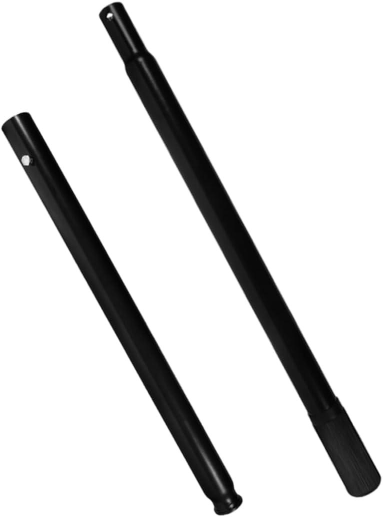 2pcs Horizontal Jack Floor Jack Handle Replacement Handle for Car Jack Trailer Jack Handle Jack Rod Jack Pole Lever Handle Jack Handle Grip Handle for Automotive Jack Car Jack Part, Black
