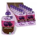 Plum Organics - 4+ Months Organic Baby Food Pouches - Just Punes - Non-GMO - Fruit & Veggie Blends On-The-Go Pouches for Baby & Toddler Meals - Quality Tested Ingredients - 3.5 oz (Pack Of 12), BBD: JUL 21/2029