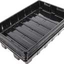 10Pack Seed Starting Trays, Strong Plastic Growing Plant Tray, Seed Tray, Seedling Trays for Greenhouse and Flowers, Wheatgrass, Sprouting