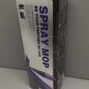 Spray Mops for Floor Cleaning - Wet Dry Mops with 6 Disposable Pads for Swiffer Powermop - Refillable Bottle for Hardwood Tile Home Kitchen - Absorbs Pet Hair Dust Stains (Gray)