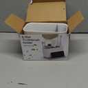 Toothbrush Holders for Bathrooms, Adjustable 6 Slots Electric Toothbrush and Toothpaste Holder, Cord-Friendly Detachable Bathroom Countertop Organizer with Front Ledge for Phone and Ring Holder (Grey and White)