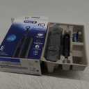 Oral-B iO Simple Clean Rechargeable Electric Powered Toothbrush, Night Black with 1 Gentle Care Brush Head and 1 Black Travel Case - Automatic Pressure Sensor to Protect Gums - 3 Modes - 2 Min Timer