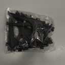 Boao 12 Pack Plastic Easel Stand Display Card Plate Stands Photo Holder Picture Frame Book or Other Items Easel for Weddings, Birthdays, Home Decoration, Tables (6 Inches,Black)