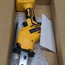 Cordless Reciprocating Saw Compatible With Dewalt 20V Max Battery(NO Battery), Power Recipro Saw,0-3000 SPM Variable Speed, Tool-free Blade Change, 4 Blades Kit for Wood/Metal/PVC Cutting