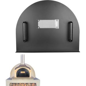 Pizza Oven Door 25x20 inch Stainless Steel Brick Pizza Oven Door Heavy Duty Outdoor Pizza Oven Kit Fit Most Outdoor Commercial Ovens