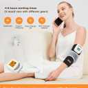 Cordless Elbow Heating Pad for Tennis Elbow Relief, 5000mAh Battery Arm Massager, 3-Level Vibration Massage, 104-140F Adjustable Temp, 30/45/60Mins Timer, Type-C Cable & Storage Bag