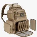 TIDEWE Tactical Range Backpack Bag for Gun and Ammo with Pistol Case (Khaki)