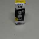 EPSON 502 EcoTank Ink Ultra-high Capacity Bottle Black Works with ET-2750, ET-2760, ET-2850, ET-3750, ET-3760, ET-3850, ET-4850, and other select EcoTank models