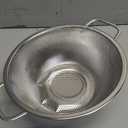 PriorityChef Premium Stainless Steel Colander for Kitchen, Durable Rice and Pasta Strainer with Handle, Rust-Resistant & Dishwasher Safe, 3 Qt