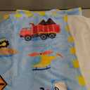 Lukeight Construction Toddler Blanket Gifts for Boys and Girls, Plush Truck Throw Blanket for Kids, Thick and Warm Boys Blanket for Teens Birthday (Construction, 50x60 Inches)