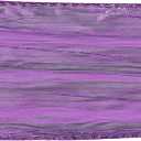 MEEDEE Purple Metallic Wired Ribbon 2.5 Inch Metallic Trim Crinkle Wired Ribbons Purple Ribbon for Gift Wrapping, Christmas Tree, Wreath Supplies, Large Bow Making (10 Yards) (Puprle)