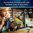 LEGO Star Wars: The Mandalorian and Grogu The Razor Crest Building Toy - Build and Display Set for Boys & Girls, Ages 10+ - Star Wars Gifts for Birthdays & Fans - 75447