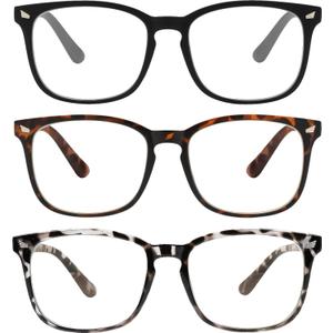 Yogo Vision Magnifying Glasses for Reading, High Magnification One Power Magnifier Readers
