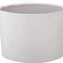 Oval Lamp Shade Modern Cloth Lampshade E27 E14 Universal Use Lamp Cover Wall Light Shades Pendant Light Shade Desk Light Shade Oval Shaped Lamp Cover for Table Floor Lamp (White)