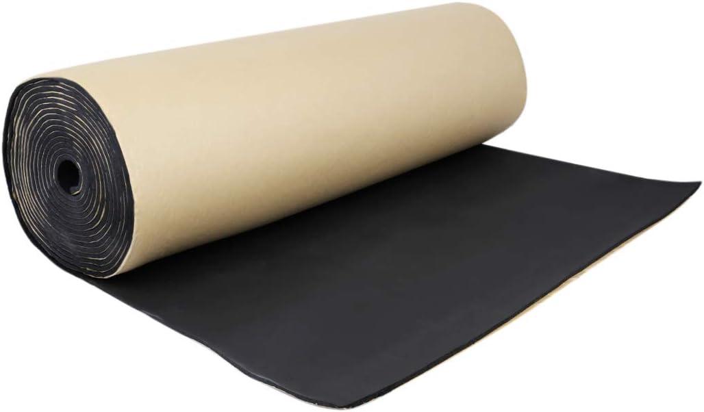 uxcell 315mil 6.46sqft Cell Foam 8mm Sound Proofing Insulation Deadener Mat for Car Hood 40x24 Inch