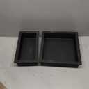 Matte Black 14"x36" Black Shower Niche Insert Tile Ready 3-Tier Niche