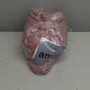 Reebok Womens Puffer Jacket - Lightweight Quilted Snow Glacier Shield Zip Up Bubble Winter Coat for Women with Hood & Pockets (Medium, Dusty Rose)