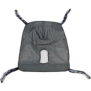 Patient Aid Full Body Commode Sling - Easy-to-Wash Mesh Fabric for Bathing and Toileting - Comfy Safe Lifting for the Elderly and Non-Weight Bearing - Extra Large, 600lb. Maximum Carrying Capacity