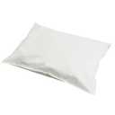 Graham-Field Pillow Case with Zipper Closure, Standard Size 21" x 27", Latex-Free Cover, Fluid Resistant, White Pillowcase