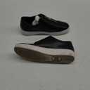 Michael Kors Women's Keaton Zip Slip on Sneaker Lace Up (Size 6.5, Black)