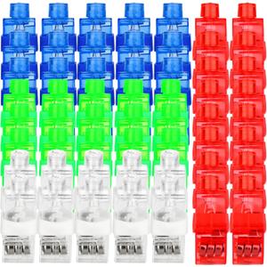 VETE 60Pcs LED Finger Lights Flashlights for Kids Glow Party Favors Birthday Christmas Halloween Supplies