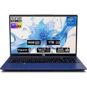 NIMO 15.6" Laptop 16GB RAM 1TB SSD Intel Pentium Quad Core N100 WiFi 6 Win 11