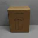 Bathroom Automatic Trash Can 4 Gallon Touchless Motion Sensor Small Garbage Can with Lid Smart Electric Plastic Narrow Garbage Bin for Living Room Bedroom Office Kitchen (Black)