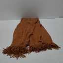 Bedsure Burnt Orange Throw Blankets for Couch - Decorative Woven Throw Gifts with Tassels, Soft and Lightweight Farmhouse Blankets for Couch and Sofa, 50x60 Inches