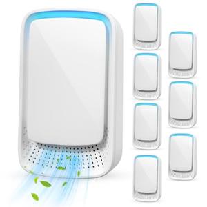  8Pack Air Purifier Plug In,Filterless Mobile Air Ionizer,Quiet Operation Air Freshener for Home,Office,Kitchen,Negative Air Ionizer for Home Use,2025 Portable Mini Air Cleaner for Smoke Dust,Pets,Odor