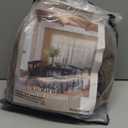 TWODRAPES Brown Linen Pinch Pleated Curtains 108 Inches Long 2 Panels for Living Room Bedroom Light Filtering Drapes 108 Inch Length Dutch Cocoa Semi Sheer Memory Shape Trained Ceiling Floor Curtain