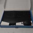 Ergonomic Wireless Keyboard Mouse Combo, EDJO Bluetooth/2.4G Dual Channel, Split Design, Soft Foam Palm Rest, 4 Level DPI Adjustable Wireless Mouse, Rechargeable, for Windows/Mac/AndroidBlack