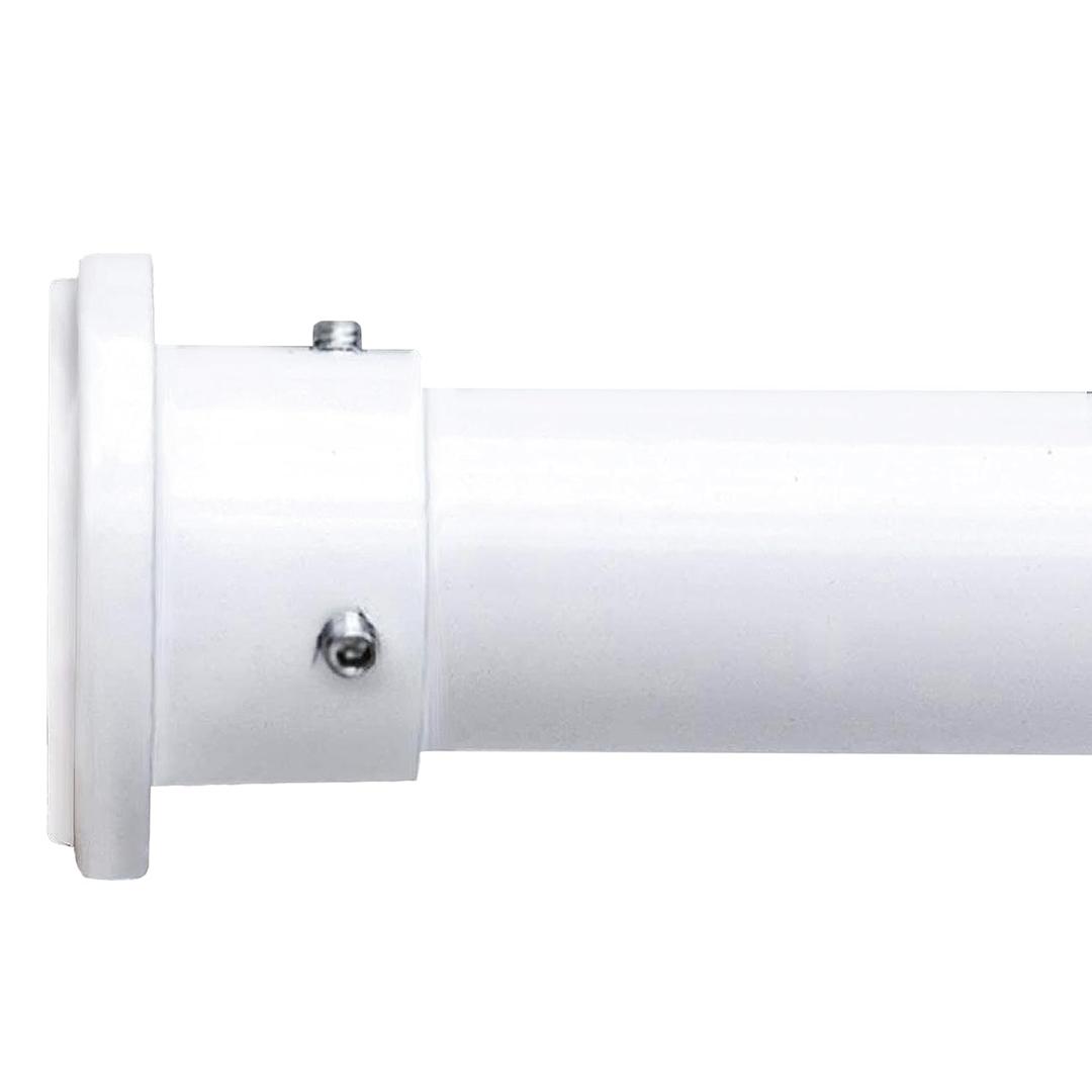 Room/Dividers/Now Heavy Duty Tension Curtain Rod: Adjustable No-Drill Curtain Rod for Windows, Bedrooms and Closets - Sturdy Tension Rod (80-120 Inches, White)