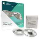 Koala Babycare The Original Nursing Cups 100% Silver  Nipple Shields for Nursing Newborn - Breastfeeding Essentials Protect and Soothe Cracked Nipples - Standard Size (Regular)