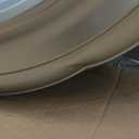 Presentime & Co 24" Jameson Illuminated in/Outdoor Clock, Modern Farmhouse, Self-Illuminated, Waterproof, Weather Station (Thermometer & Hygrometer), Metal Clock, Morning Silver. (Night Light)