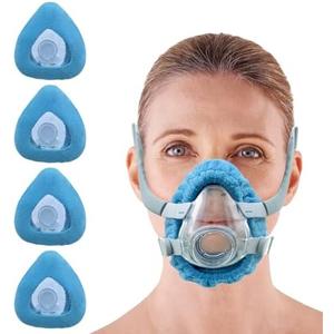 NATAKU 4-Pack Small CPAP' Mask Liners Compatible with F20 Full Face Masks Cushion, Reusable Comfort Cushioned Mask Cushion Covers, Absorb Facial Oils and Moisture to Improve Wear Experience