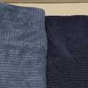 MIULEE Dusty Blue Navy Farmhouse Throw Pillow Covers 18x18 Inch Set of 4 Boho Patchwork Gradient Cushion Cases Western Modern Pillow Cases Corduroy Home Decor for Couch Sofa Living Room Bed