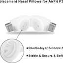 Replacement Nasal Seal Cushion for Airfit P30i - Cpap Nasal Mask Cushion for P30i - Comfortable and Soft Silicone & Quiet Venting (Medium)