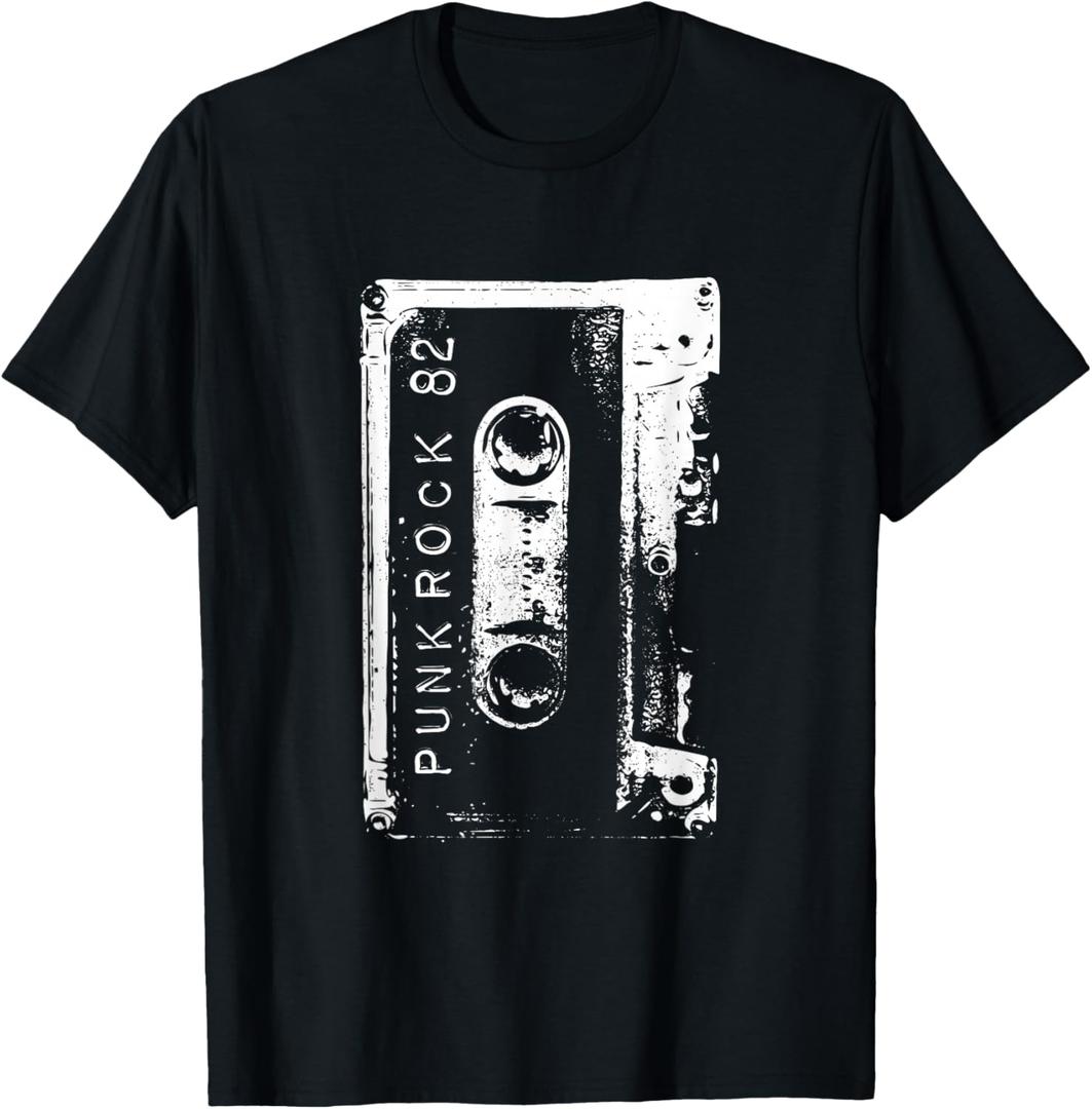 Punk Rock 80's Concert Mixtape Vintage T-Shirt, Size: XL