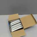 goldenwarm 5 Pairs 10 Packs Rear Mount Brackets for Soft Close Cabinet Drawer Slides, Metal Replacement Part for Full Extension Ball Bearing Side Mount Drawer Track Guide