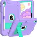 BMOUO Case for iPad (A16) 11th Generation 11 Inch 2025/iPad 10th Generation 10.9" 2022 - with Kickstand & Pencil Holder, Heavy Duty Shockproof Protective iPad 11th 10th Generation Case, Purple