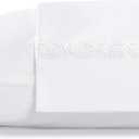 100% Cotton Percale Pillowcases Standard/Queen Size, Set of 2 - Combed Cotton Pillow Cases 20x30, Crisp & Cooling, Breathable, No Pilling - Ivory | Linen Home