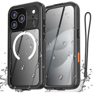 AICase Waterproof Case for iPhone 17 Pro Max+MagSafe Support Clear Water Proof Snowproof/Dustproof/Shockproof,IP68 Certified 360 Full Body Protection Fully Sealed Underwater for iPhone 17 Pro Max_2 (Black) AICase Waterproof Case for iPhone 17 Pro Max+MagSafe Support Clear Water Proof Snowproof/Dustproof/Shockproof,IP68 Certified 360 Full Body Protection Fully Sealed Underwater for iPhone 17 Pro Max_2 (Black)