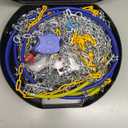 Auto Tightening Snow Chains Tire Chains For Cars Suv Pickup Trucks - Auto Tightening 1 Min Quick Fit AND Easy Installation, Reusable Universal Emergency Traction Snow Chains - Set of 2HKN140