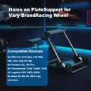 PXN A10 Racing Wheel Stand Shifter Mount Gaming Wheel Stand fit for V10 V99 V12 Lite VD4 VD6 T300RS T300 TGT TSPC T500 G27 G920 G923 R5 R9 R16 R21 CSL DD1 DD2 NOT Included Steering Wheel, Pedal & Handbrake